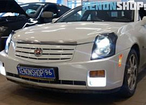 Установка би-ксеноновых линз Stanley D2S | Cadillac STS