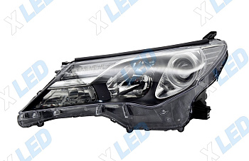 Фара Toyota RAV4 (2012-2015) линза ксенон с электрокорректором (левая) 