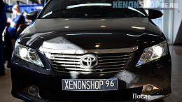 Toyota Camry XV50 2014 Замена на Би-ксеноновые линзы Hella 3