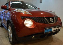 Установка би-ксеноновых линз Koito Q5 3" в Nissan Juke 2013 год