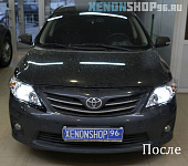 Toyota Corolla - Замена линз на Hella 3