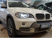 Замена на Би-ксеноновые линзы AL BOSCH 3/BMW X5 E70
