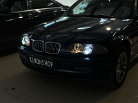 BMW 3 E46 Установка BI-LED модулей X-LED XV3 PRO