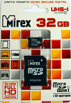 Карта памяти SDHC MIREX 32 GB (uhs-1)