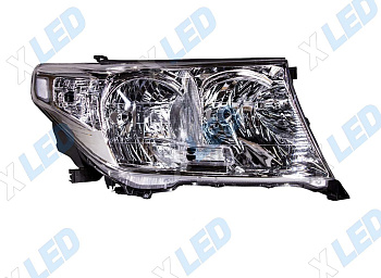 Фара Toyota Land Cruiser 200 (2007-2012) галоген рефлектор с электрокорректором (правая) 