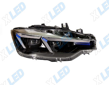 Фара BMW 3 F30 (2012-2019) LED, с электрокорректором, ручная регулировка (правая) 