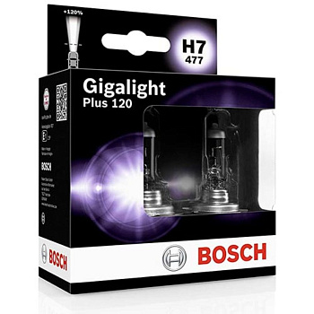 Галогенные лампы H7 Bosch Gigalight Plus 120