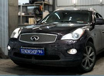 Infiniti ex35 - установка линз ПТФ