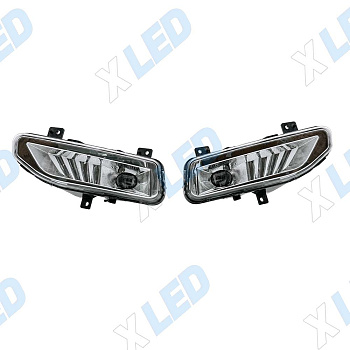 Фары противотуманные светодиодные MTF Light NISSAN (NEW) 12В, 5000К, 8Вт, FL07NX