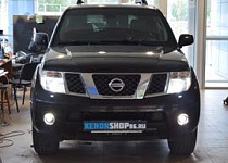 Установка би ксеноновых линз KOITO Q5 - Nissan Pathfinder