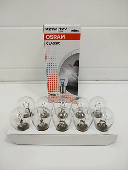 Галогенная лампа P21W Osram 12V 7506