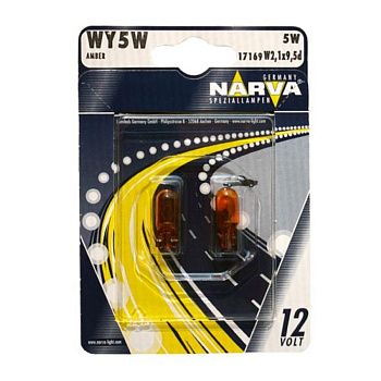 Комплект галогенных ламп NARVA WY5W 