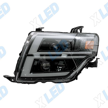 Фара Mitsubishi Pajero IV (2007-2010) LED, с электрокорректором (левая) 