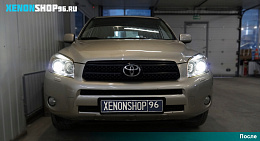 Замена линз на Би-ксеноновые Hella 3 | Toyota Rav4 2006 год