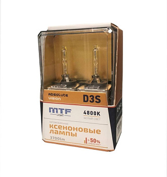 Ксеноновые лампы D3S MTF Absolute Vision AVBD3S (4800К)