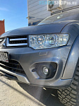 Mitsubishi L200 - Замена штатного галогена на Bi-LED линзы