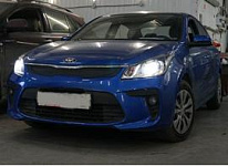 KIA RIO - Установка Би-ксеноновых линз Koito Q5.