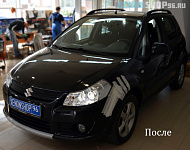 Установка Би-ксеноновых линз KOITO Q5 H4 3/Suzuki SX4