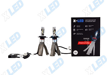 Комплект светодиодных ламп H4 H/L G7 Premium X-LED 12-24v