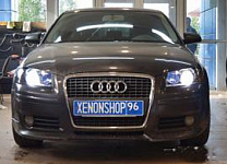 Замена линз на  би-ксеноновые  HELLA 3R - Audi a3 (II рестайлинг 2)