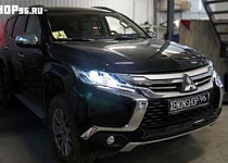 Замена линз на Би-диодные Luma i3 | Mitsubishi Pajero Sport 2018 г.