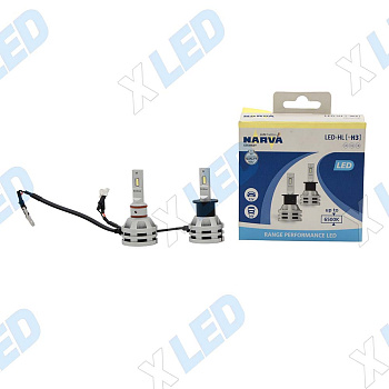 Комплект светодиодных ламп H3 Narva Range Performance LED 6500К (18058)