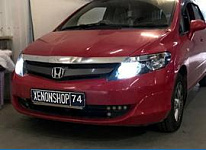 Honda Airwave - Установка линз