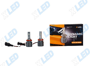 Комплект светодиодных ламп H11 Dynamic Light X-LED 12-24v
