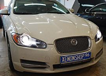 Замена линз на би-ксеноновые линзы Hella 3 на Jaguar XF