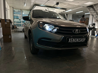 Лада Гранта установка BI-LED линз X-LED XV6