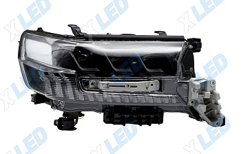 Фара (тюнинг) Toyota Land Cruiser 200 рестайлинг 2 (2016-2021) №2 LED 3 линзы(правая)