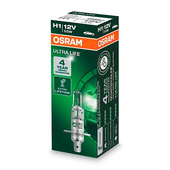 Галогенная лампа H1 Osram Ultra Life 12V 64150ULT
