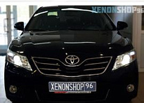Toyota Camry XV40 2009 Замена на Би-ксеноновые линзы Hella 3