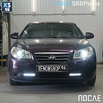 Установка Би-ксеноновых линз | Hyundai Elantra