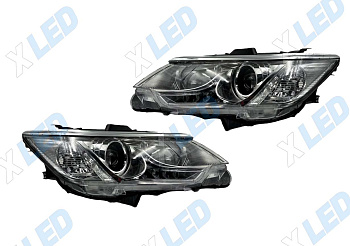 Комплект фар Toyota Camry XV55 (2014-2017) с bi-led линзами Х4 X-LED (2 линзы)