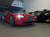 BMW Z4 установка BI-LED модулей X=LED