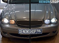 Установили би-ксеноновые линзы HELLA 3 R+Jaguar X Type