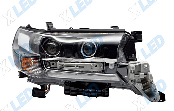 Фара Toyota Land Cruiser 200 рестайл 2 (2016-2021) №1 LED Laser lens без электрокорректора (правая)
