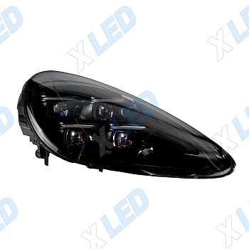 Фара Porsche Cayenne II (958) (2010-2014) LED Matrix, в стиле Cayenne III 2023 (правая)