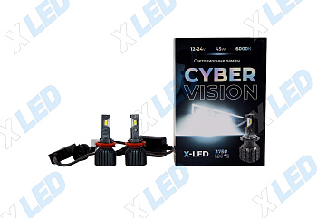 Комплект светодиодных ламп H11 Cyber Vision X-LED 12-24v