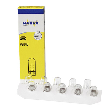 Галогенная лампа W5W NARVA 12V 