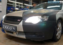 Замена на  Би-ксеноновые линзы HELLA 3/Subaru Legacy 2004 год