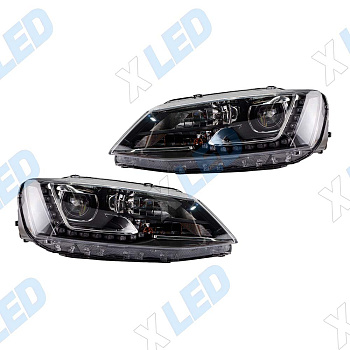 Комплект фар (тюнинг) Volkswagen Jetta 6 (2014-2018) Bi-led