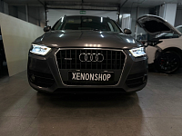 Замена линз Audi Q3 на BI-LED модули  X-LED X8