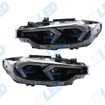 Комплект фар (тюнинг) BMW 3 F30 VI (2013-2016) FULL LED 