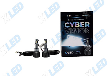 Комплект светодиодных ламп H1 Cyber Vision X-LED 12-24v