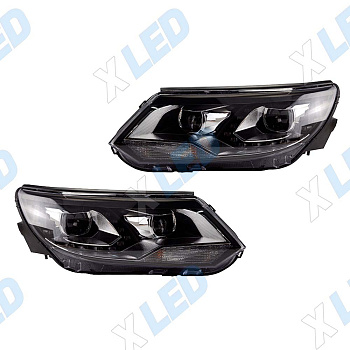 Комплект фар (тюнинг) Volkswagen Tiguan (2012-2015) ксенон Can-bus