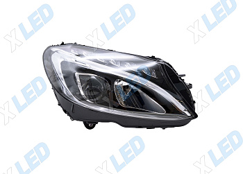 Фара Mercedes C-class W205 (2013-2018) LED, одна линза (правая) 
