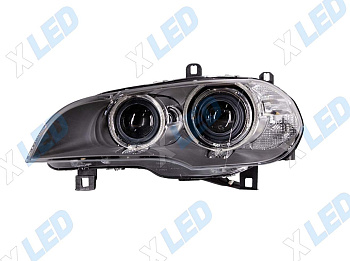 Фара BMW X5 E70 (2006-2013) линза ксенон, с электрокорректором (левая)