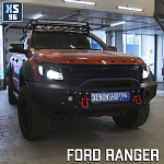 Ford Ranger установка Би-ксеноновых линз Hella 3 и ксеноновых ламп D2S